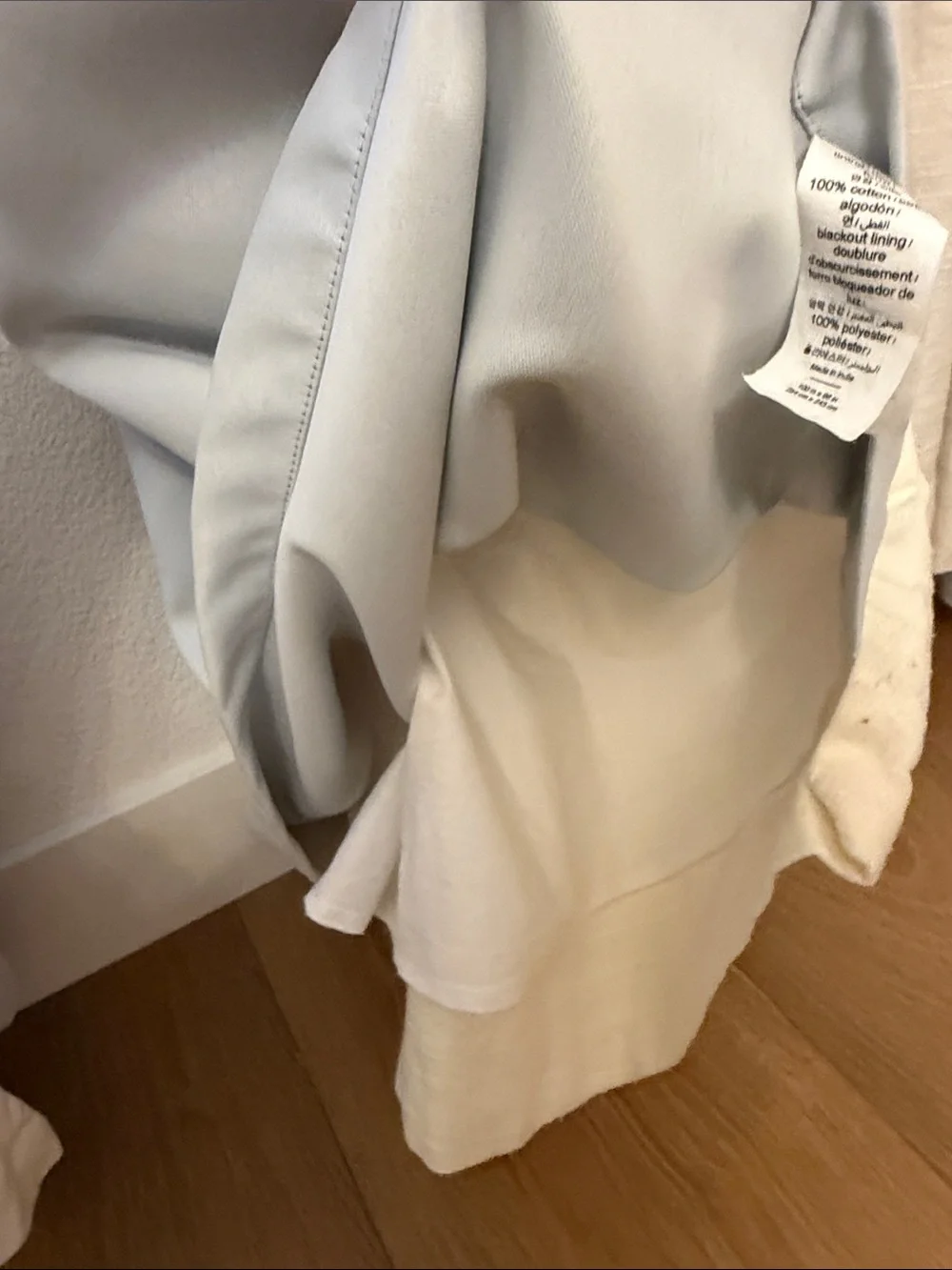 Pottery Barn Emery Blackout Ivory Linen-Curtain Panels 100x96’ (2 panels)